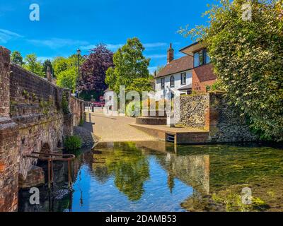 Brücke Hütte Chirurgie Welwyn Stockfoto