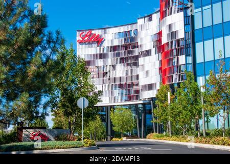 Lilly Biotechnology Center Campus eines amerikanischen Pharmaunternehmens Eli Lilly and Company - San Diego, California, USA - 2020 Stockfoto