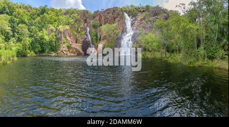 Wangi Falls im Litchfield National Park im australischen Northern Territory. Stockfoto