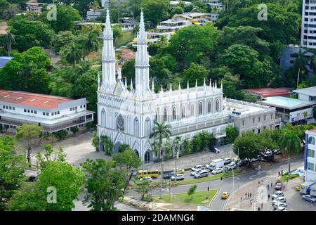 Panama City - Katholische Kirche Unsere Liebe Frau von Carmen - Iglesia Nuestra Senora del Carmen Stockfoto