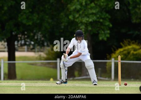 November 2020, 14. Benalla Bushrangers Cricket Club Under 16s / Mulwala Cricket Club Stockfoto