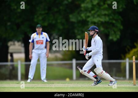 November 2020, 14. Benalla Bushrangers Cricket Club Under 16s / Mulwala Cricket Club Stockfoto