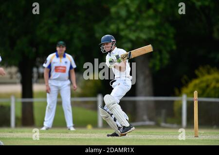 November 2020, 14. Benalla Bushrangers Cricket Club Under 16s / Mulwala Cricket Club Stockfoto