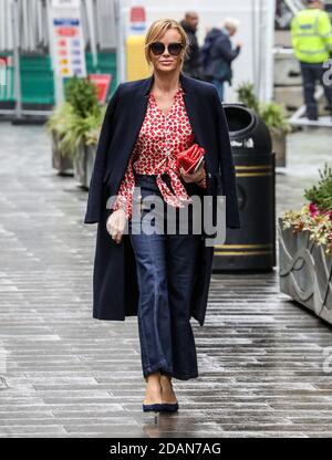 Amanda Holden, Global Radio Studios, London, Großbritannien, 13. November 2020, Foto von piQtured Stockfoto