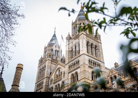 Naturkundemuseum in London Stockfoto