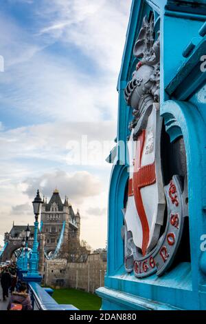 Stadtwappen der City of London England Stockfoto