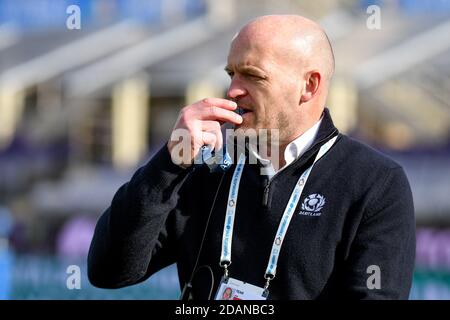 Florenz, Italien. November 2020. Italien gegen Schottland, Herbst Nations Cup Rugby Spiel in florenz, Italien, November 14 2020 Kredit: Unabhängige Fotoagentur/Alamy Live Nachrichten Stockfoto