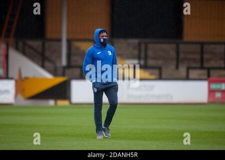 CAMBRIDGE, ENGLAND. 14. NOVEMBER Kgosi Ntlhe von Barrow während des Sky Bet League 2 Spiels zwischen Cambridge United und Barrow im R Costings Abbey Stadium, Cambridge am Samstag, 14. November 2020. (Kredit: Leila Coker, MI News) Kredit: MI Nachrichten & Sport /Alamy Live Nachrichten Stockfoto