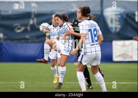 Empoli, Italien. November 2020. Flaminia Simonetti vom FC Internazionale in Aktion während Empoli Ladies vs FC Internazionale, Italienischer Fußball Serie A Frauenspiel in empoli, Italien, November 14 2020 Kredit: Unabhängige Fotoagentur/Alamy Live Nachrichten Stockfoto