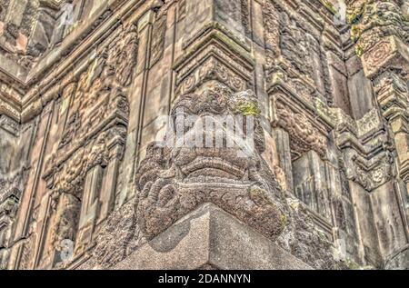 Prambanan Tempel, Java, Indonesien Stockfoto