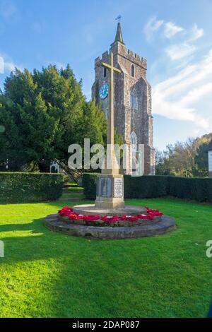 St Mary the Virgin Church, Rolvenden, Kent, Großbritannien Stockfoto