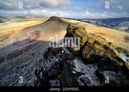 Crook Hill im Winter Stockfoto