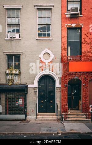 MacDougal Street, im West Village, Manhattan, New York City Stockfoto