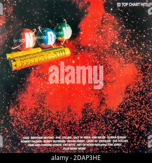 Nun, das ist, was ich Musik nennen Vinyl LP-Platte, Pop Compilation Album Cover Stockfoto