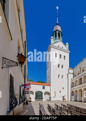 STETTIN, PROVINZ VORPOMMERN, POLEN. Pommersche Herzöge Schloss, innere bailey. Stockfoto