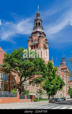 STETTIN, PROVINZ VORPOMMERN, POLEN. Verwaltungsgebäude der Woiwodschaft. Stockfoto