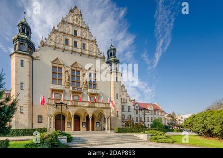 POSEN, GROSSPOLEN PROVINZ, POLEN: Adam Mickiewicz Universität in Posen, Collegium minus Gebäude. Stockfoto