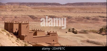 Marokkos hoher Atlasgebirge: AIT Ben Haddou Ksar, UNESCO-Weltkulturerbe Stockfoto