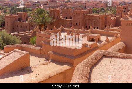 Marokkos hoher Atlasgebirge: AIT Ben Haddou Ksar, UNESCO-Weltkulturerbe Stockfoto