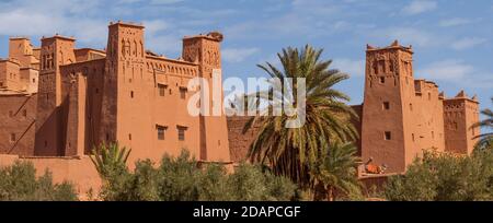 Marokkos hoher Atlasgebirge: AIT Ben Haddou Ksar, UNESCO-Weltkulturerbe Stockfoto