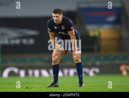 Twickenham, England, 14. November 2020 Englands Owen Farrell England gegen Georgien. Quilter International. Kredit : Mark Pain / Alamy Live Nachrichten Stockfoto