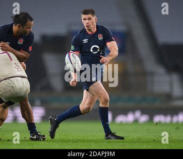 Twickenham, England, 14. November 2020 Englands Owen Farrell. England / Georgien. Quilter International. Kredit : Mark Pain / Alamy Live Nachrichten Stockfoto