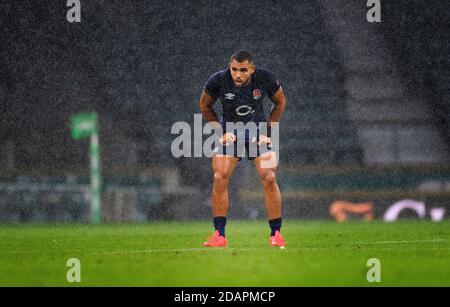 Twickenham, England, 14. November 2020 Englands Ollie Lawrence England gegen Georgien. Quilter International. Kredit : Mark Pain / Alamy Live Nachrichten Stockfoto