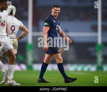 Twickenham, England, 14. November 2020 Englands Owen Farrell. England / Georgien. Quilter International. Kredit : Mark Pain / Alamy Live Nachrichten Stockfoto