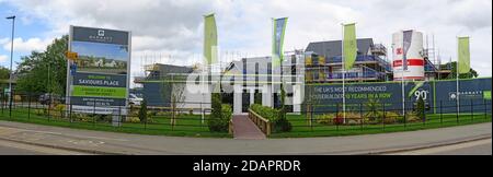 Saviors Place, Stretton, Baustelle, Barratt Homes, Warrington, Cheshire, England, Großbritannien, Stockfoto