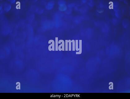 Blaue Pailletten, verschwommener abstrakter Hintergrund Stockfoto