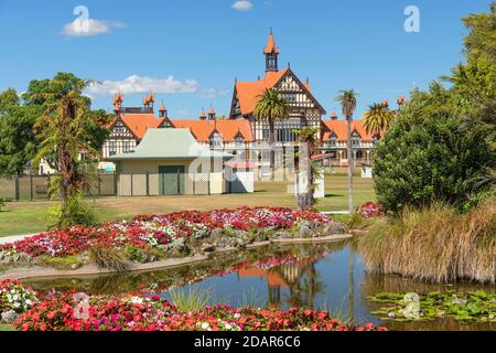 Government Garden, Ozeanien, Rotorua, Bay of Plenty, Nordinsel, Neuseeland Stockfoto