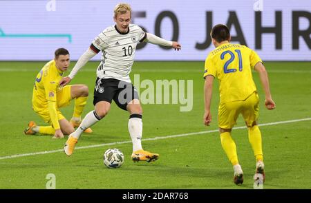 Leipzig, Deutschland. 15. Nov, 2020. firo: 14.11.2020 Fußball, Fußball: UEFA NATIONS LEAGUE, Landerspiel Nationalmannschaft Deutschland, GER - Ukraine Juliand Brandt, individuelle Aktion Quelle: dpa/Alamy Live News Stockfoto