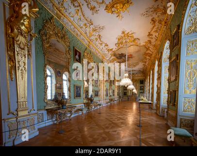 Grüne Galerie, Reiches Zimmer, München Residenz, München, Oberbayern, Bayern, Deutschland Stockfoto