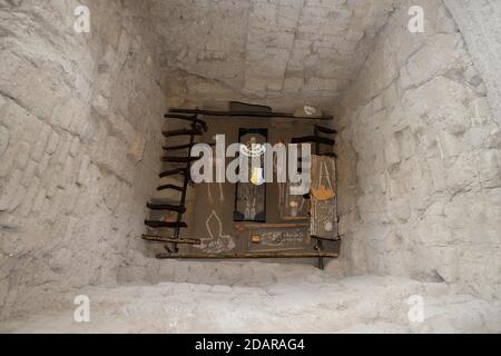 Die königlichen Gräber des Herrn von Sipan, Moche Kultur, Huaca Rajada, in der Nähe von Chiclayo, Lambayeque Region, Peru Stockfoto