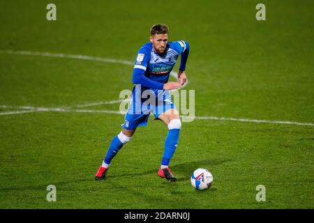 CAMBRIDGE, ENGLAND. 14. NOVEMBER Patrick Brough von Barrow während des Sky Bet League 2 Spiels zwischen Cambridge United und Barrow im R Costings Abbey Stadium, Cambridge am Samstag, 14. November 2020. (Kredit: Leila Coker, MI News) Kredit: MI Nachrichten & Sport /Alamy Live Nachrichten Stockfoto