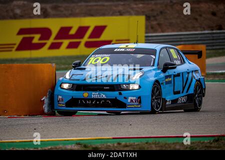 100 Muller Yvan (Fra), Cyan Performance Lynk and Co, Lynk and Co 03 TCR, Aktion während des 2020 FIA WTCR Race of Aragon, 6. Roun/LM Stockfoto