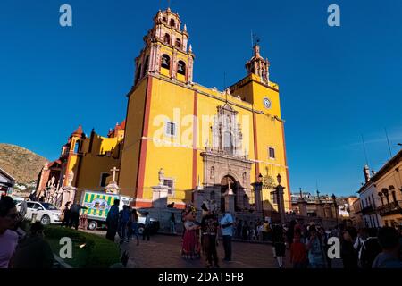 Die Kirche unserer Lieben Frau im UNESCO-Weltkulturerbe Centro Historico in Guanajuato, Mexiko Stockfoto