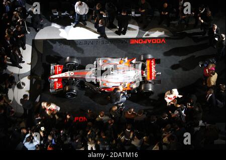 Datei Foto vom 07-01-2008 von Vodafone McLaren Mercedes Fahrer Lewis Hamilton. Stockfoto