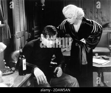 CLARK GABLE und JEAN HARLOW in CHINA SEAS 1935 Regisseur TAY GARNET Metro Goldwyn Mayer Stockfoto