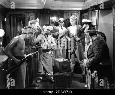 WALLACE BEERY CLARK GIEBEL IVAN LEBEDEFF und Malaiische Piraten in CHINA SEAS 1935 Direktor TAY GARNET Metro Goldwyn Mayer Stockfoto