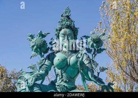 Statue von tara, buddhistische Göttin Stockfoto