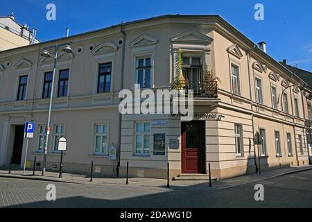 Apotheke unter dem Adler (Apteka pod Orlem) Museum im jüdischen Ghetto von Krakau. Stockfoto