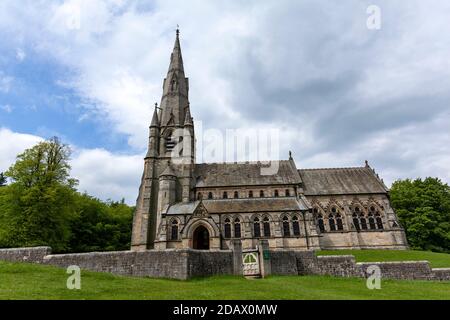 The Church of St Mary, Studley Royal, North Yorkshire, England, Großbritannien Stockfoto