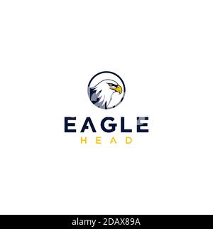Vektorgrafik Eagle Head Logo. Stock Vektor