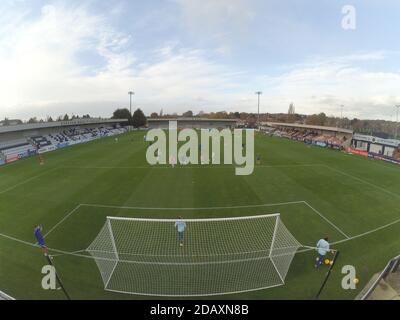 Borehamwood, Großbritannien. November 2020. Meadow Park während des FA Women's Super League-Spiels zwischen Arsenal und Chelsea im Meadow Park in Borehamwood. FEDERICO GUERRA MARANESI/SPP Quelle: SPP Sport Press Foto. /Alamy Live Nachrichten Stockfoto