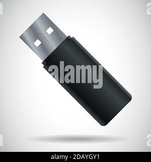 USB-Flash-Speicher Sticks 3d-Vektor-Symbol oder Symbol Stock Vektor