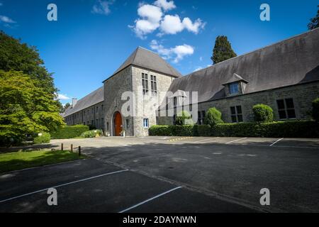 Abbildung zeigt die Abtei "Abbaye Notre-Dame de Scourmont", Mittwoch, 20. Mai 2020, in Chimay. BELGA FOTO VIRGINIE LEFOUR Stockfoto