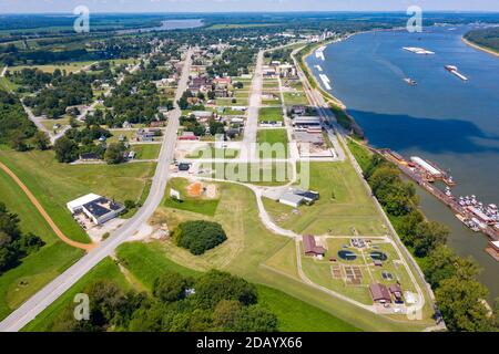 Luftaufnahme von Kairo, IL, USA Stockfoto