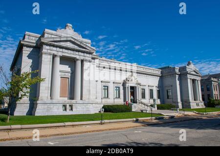 New Hampshire Historical Society ist die Orginazation, die New Hampshire Geschichte in der Innenstadt von Concord neben dem State Capitol, State of New Hamp rettet Stockfoto