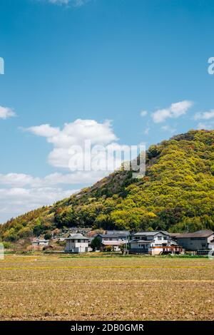 Japanisches Dorf Kibitsu in Okayama, Japan Stockfoto